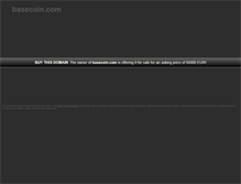Tablet Screenshot of basecoin.com